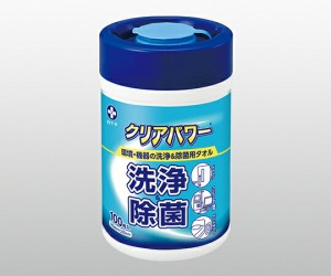 白十字 洗浄・除菌用タオル　クリアパワー（ＴＭ）　１００枚入り 1本(100枚入) KP-B