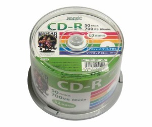 磁気研究所 メディアディスク　CD-R　50枚入 1ケース(50枚入) HDCR80GP50