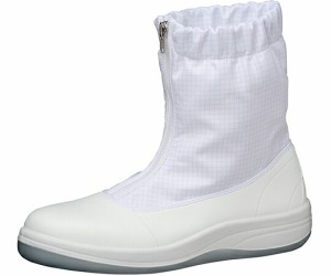 ミドリ安全 JIS規格　静電安全靴　ハーフ　フード　ホワイト　26.5cm 1足 SCR1200-HH-W-26.5
