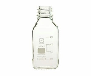 DWK Life Sciences ねじ口角びん（メジュームびん） びんのみ 500mL 1箱(10個入) 017230-5005A