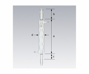 柴田科学 SPC冷却器 アリン(球管) 500mm 1個 030720-24500