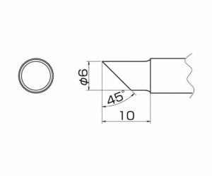 白光（HAKKO） こて先　6C型 T20-C6 1本