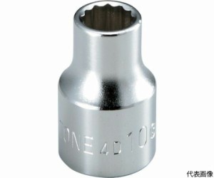 TONE ソケット（12角） 対辺寸法22mm 全長40mm 4D-22 1個