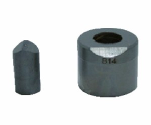 育良精機 フリーパンチャー用替刃 IS-BP18S・IS-MP18LE用（51601） 丸穴8 8B 1セット