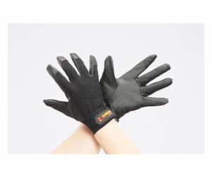 エスコ 手袋(ポリウレタン/黒) [LL] EA353BG-83 1双