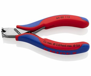 KNIPEX 115mm,精密用エンドニッパー(グリップ・バネ付) EA536KE-1 1個