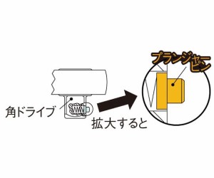 エスコ [ラチェット式]トルクレンチ　700-2100N・m（1"DR） EA723NG-6 1本