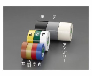 エスコ ビニールテープ（透明/1巻）　19mm×10m EA944NP-101 1巻