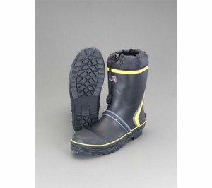 エスコ 安全長靴 24.5-25.0cm EA998RT-24.5 1足