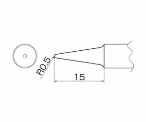 白光（HAKKO） こて先　2BL型 T20-BL2 1本