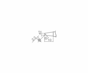 白光（HAKKO） こて先　2BC型（Z） T12-BC2Z 1本