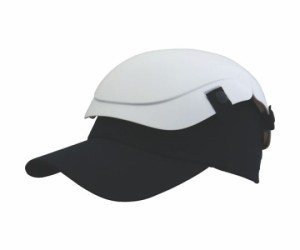 トラスコ中山 防災用セーフティ帽子　キャメット　ホワイト TSCM-W 1個