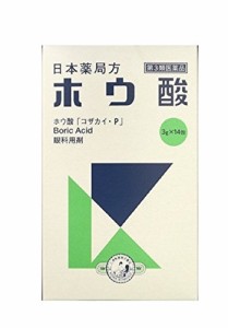 【第3類医薬品】【小堺製薬】 小堺　ホウ酸分包　３ｇ×１４包　医