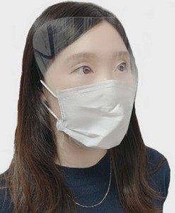  当日出荷 日本製 SDCイージーフェイスガード 10枚入 マスク装着タイプ  特許出願中  【CP】 