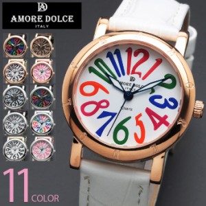 腕時計 レディース Amore dolce アモーレドルチェ CITIZEN MIYOTA ムーブメント 搭載  腕時計 全11色 1年保証 ボックス付き 送料無料