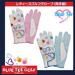 BLUE TEE GOLF ブルーティーゴルフ レディース グローブ 両手組 5サイズ展開