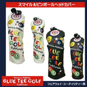 BLUE TEE GOLF ブルーティーゴルフ ピンボール &スマイル ヘッドカバー FW用 UT用 各2色