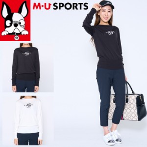 MU SPORTS MUスポーツ レディース ニット セーター 全2色 3サイズ ゴルフ ゴルフウエア