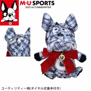 2023年 秋冬新作 MU SPORTS MUスポーツ ヘッドカバー ユーティリティー 対応 キャラクター UT対応 レディース  MU23AW 新生活 プレゼント