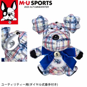 2023年 秋冬新作 MU SPORTS MUスポーツ ヘッドカバー ユーティリティー 対応 キャラクター UT対応 レディース  MU23AW 新生活 プレゼント