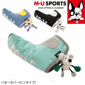 2024年 春夏新作 MU SPORTS MUスポーツ ヘッドカバー パターカバー ピンタイプ レディース  MU24SS 新生活 プレゼント