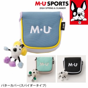 2024年 春夏新作 MU SPORTS MUスポーツ ヘッドカバー パターカバー ピンタイプ レディース  MU24SS 新生活 プレゼント