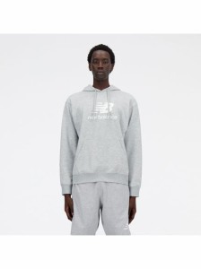 ニューバランス New Balance Sport Essentials Stacked Logo スウェットフーディー スウェット・パーカー レディース 