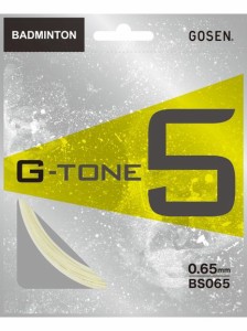 ゴーセン GOSEN Ｇ?ＴＯＮＥ　５ バドミントンストリングス 