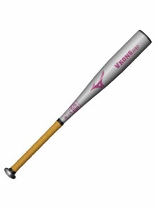 ミズノ MIZUNO 少年軟式用金属製 VコングZERO(68cm/平均420g) 軟式バット レディース 