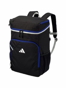 アディダス adidas ボール用デイパック 30L (バスケット）黒色×青色 バックパック レディース 