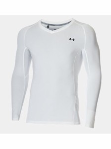 アンダーアーマー UNDER ARMOUR UA HG Fitted LS V-Neck Tシャツ 