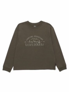 タラスブルバ TARAS BOULBA レディース ポリエステルロングＴシャツ（キャンプロゴ） 長袖Tシャツ（ロンT） レディース 