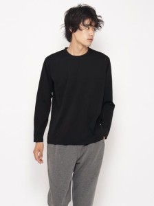 サニデイズ　トウキョウ sanideiz TOKYO コットンタッチ天竺クルーネック長袖Tシャツ MENS 長袖Tシャツ（ロンT） レディース 