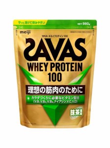 ザバス SAVAS ザバス ホエイプロテイン１００ 抹茶980g ホエイプロテイン レディース 