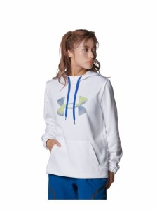 アンダーアーマー UNDER ARMOUR UA ARMOUR FLEECE BIG LOGO PULL OVER HOODIE スウェット・パーカー レディース 