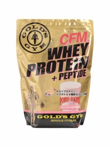 ゴールドジム GOLD'S GYM CFMホエイプロテイン+ホエイペプチド&ビタミンB ミックスベリー風味 2kg ホエイプロテイン レディース 