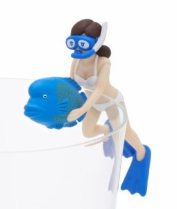 ZAK　コップのフチ子　×　沖縄美ら海水族館　メガネモチノウオとコップのフチ子