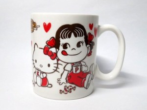 ZAK　ペコちゃん　×　キティ　マグカップ