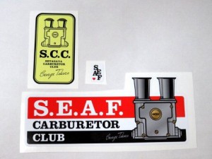 ZAK　世田谷区ベース　CARBURETOR　CLUB　ステッカーセット