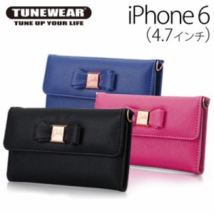 ☆ TUNEWEAR iPhone6 (4.7インチ) 専用 PUレザーケース Julia PhonePochette for iPhone 6