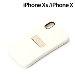 □ MARVEL iPhone XS/X(5.8インチ)用 シリコンケース ロゴ/ホワイト&ゴールド　PG-DCS571MVL[メール便送料無料]