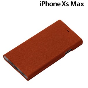 □ iPhone XS Max(6.5インチ)用 タフフリップカバー レッド　PG-18ZFP15RD【メール便送料無料】