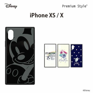 □ ディズニー iPhone Xs/X(5.8インチ)用 ガラスハイブリッドケース (メール便送料無料)