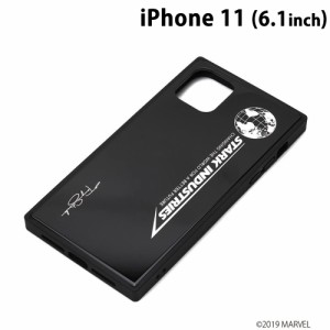 □ MARVEL iPhone11 (6.1インチ) ガラスハイブリッドケース アイアンマン　PG-DGT19B14IRM (メール便送料無料)