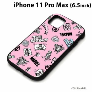 □ MARVEL iPhone11 Pro Max (6.5インチ) ハイブリッドタフケース アベンジャーズ/ピンク　PG-DPT19C12AVG (メール便送料無料)