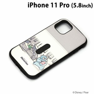 □ ディズニー iPhone11 Pro (5.8インチ) ポケット付きハイブリッドタフケース モンスターズ・インク PG-DPT19A07MOI (メール便送料無料)