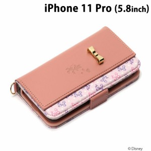 ☆ ディズニー iPhone11 Pro (5.8インチ) ミラー付きダブルフリップカバー ミニーマウス　PG-DFP19A05MNE