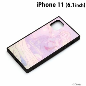 □ ディズニー iPhone11 (6.1インチ) ガラスハイブリッドケース ラプンツェル　PG-DGT19B08RPZ (メール便送料無料)