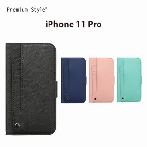 ☆ iPhone11 Pro (5.8インチ) スライドポケットカバー　PG-19AFP10BK/PG-19AFP11NV/PG-19AFP12PK/PG-19AFP13BL