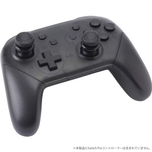 CYBER Nintendo Switch Proコントローラー用 アナログアシストスティック ブラック　CY-NSAASSP-BK